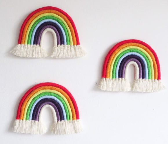 Traditional rainbow wall hanging