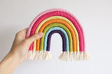 Lollipop rainbow wall hanging