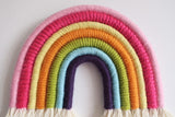 Lollipop rainbow wall hanging