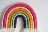 Lollipop rainbow wall hanging