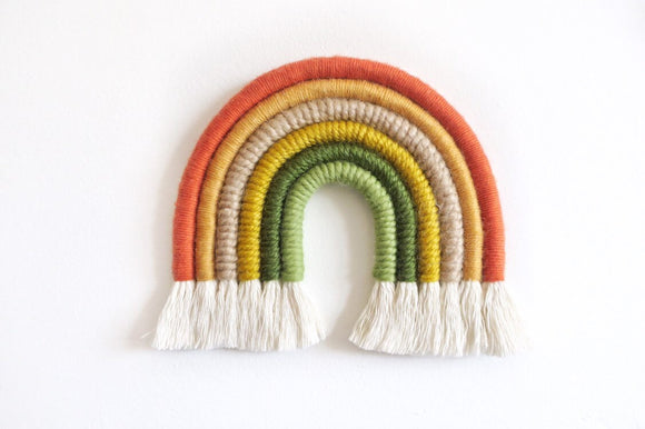 Maple rainbow wall hanging