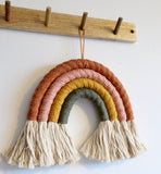 Sunset Clouds boho rainbow wall hanging