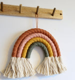 Sunset Clouds boho rainbow wall hanging