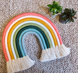 Rainforest rainbow wall hanging