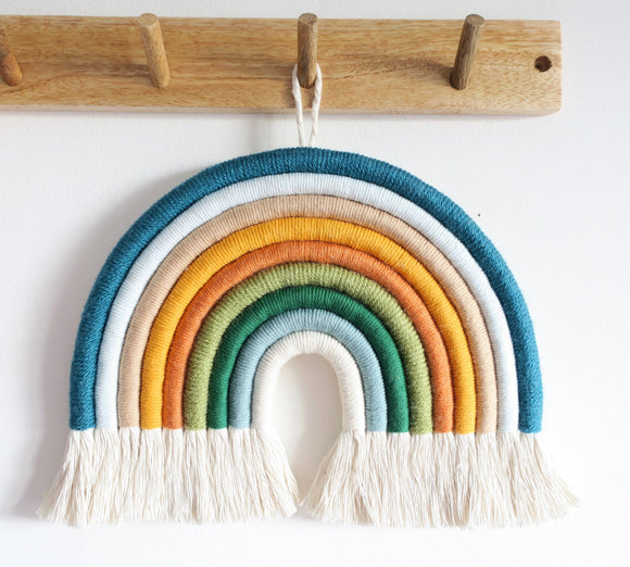 Jungle Ivy rainbow wall hanging,