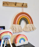 Sunset Clouds boho rainbow wall hanging