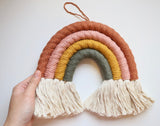 Sunset Clouds boho rainbow wall hanging