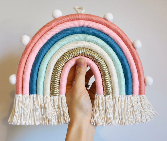 Mira rainbow wall hanging