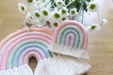 Cherish mini rainbow wall hanging