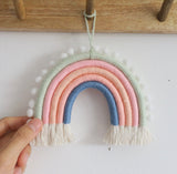 Panna Cotta mini rainbow wall hanging