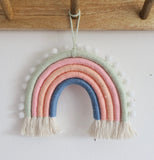 Panna Cotta mini rainbow wall hanging