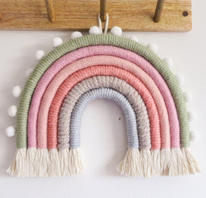 Buttermilk rainbow wall hanging