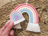 Cherish mini rainbow wall hanging