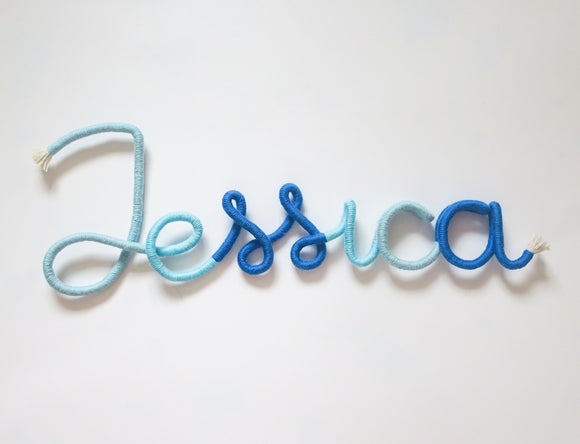 Jessica Personalised wire name word