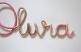 Olivia Personalised wire name sign