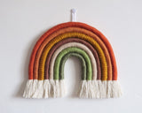 Autumn Gold rainbow wall hanging