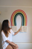 Rainforest rainbow wall hanging