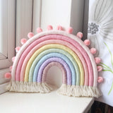 Flamingo rainbow wall hanging