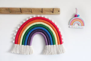 Finn rainbow wall hanging